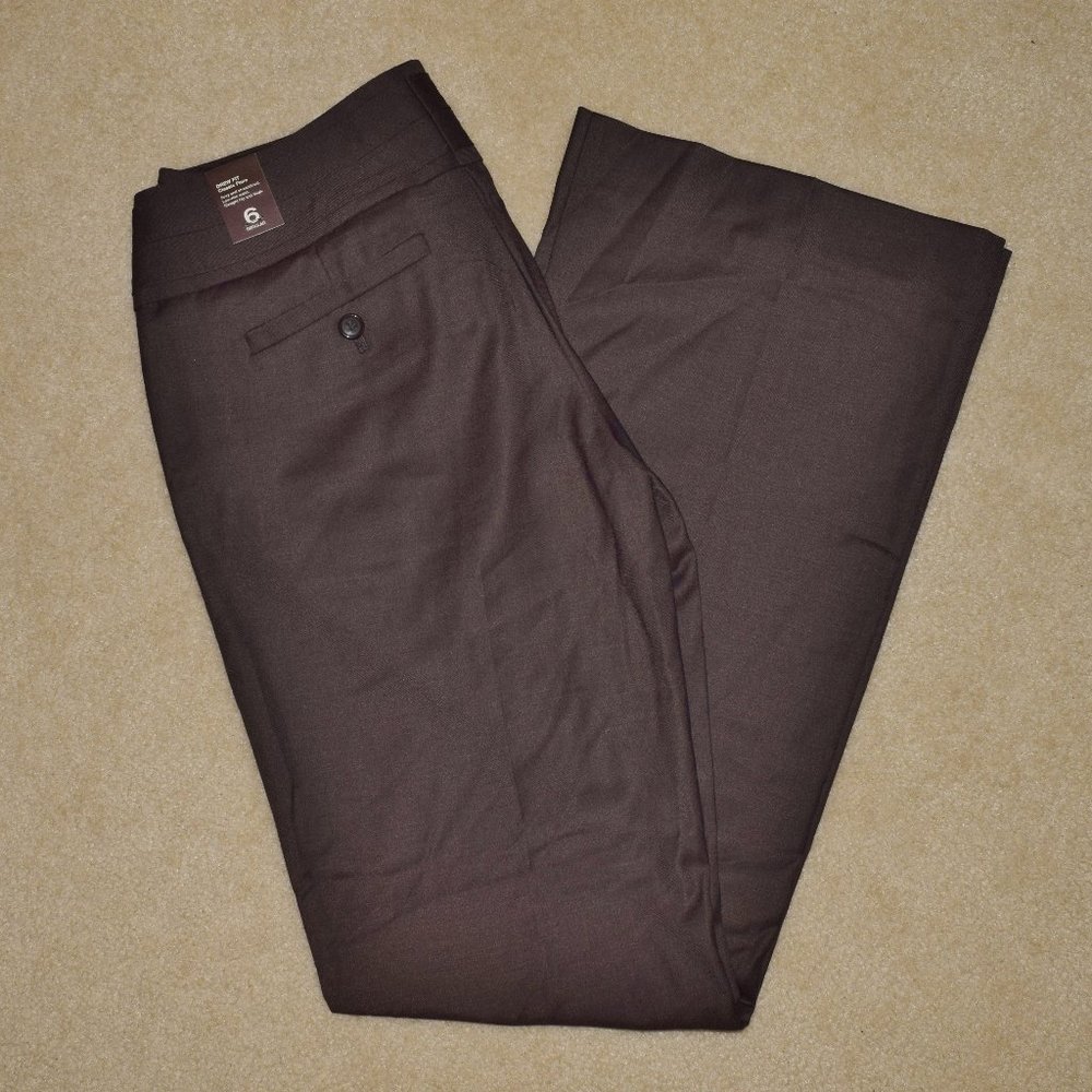 NWT The Limited Drew brown flare dress pants